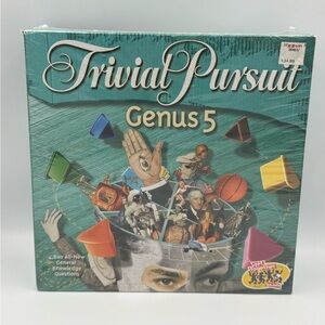 Trivial Pursuit Genus 5 Sealed Board Game‎ Hasbro KB Toys Vintage